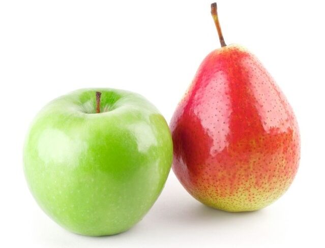 Măr și pere pentru dieta Dukan